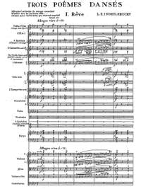 Inghelbrecht, Désiré-Émile: 3 Poèmes Dansés (1923) for orchestra
