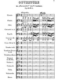 Lachner, Vinzenz: Ouvertüre und Marsch zu Schillers «Turandot», Op.33 No.1 & 2