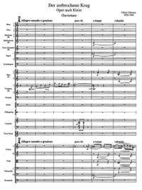 Ullmann, Viktor : 'Der zerbrochene Krug' Op. 36 (full opera score with German libretto after the play by Heinrich von Kleist)