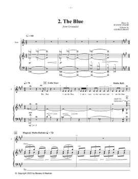 Tesori, Jeanine: Grounded: The Blue (voice and piano)