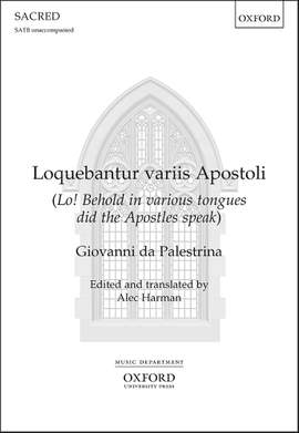 Palestrina, Giovanni da: Loquebantur variis Apostoli