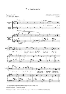 Arakelyan, Kristina: Ave maris stella (German)