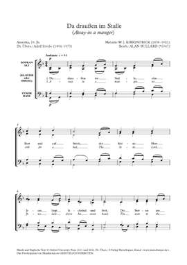 Kirkpatrick, W. J. and Bullard, Alan: Da draußen im Stalle (Away in a manger)