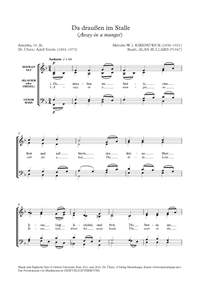 Kirkpatrick, W. J. and Bullard, Alan: Da draußen im Stalle (Away in a manger)