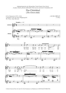 Hawley, Laura: Das Christkind (The Christ-child)
