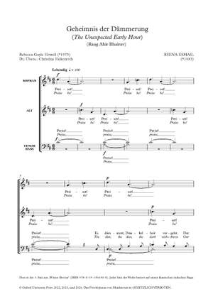 Esmail, Reena: Geheimnis der Dämmerung (The Unexpected Early Hour)