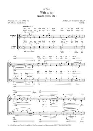 Reece-Trap, Ghislaine: Welt so alt (Earth grown old)