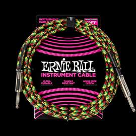 Ernie Ball 10' Braided Cable Straight/Straight - Good Vibrations