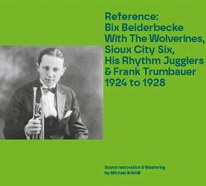 Bix Beiderbecke w. The Wolverines, Sioux City Six,His Rhythm Jugglers & Frank Trumbauer 1924 to 1928