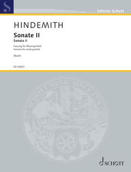 Hindemith, P: Sonate II