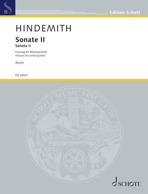 Hindemith, P: Sonate II