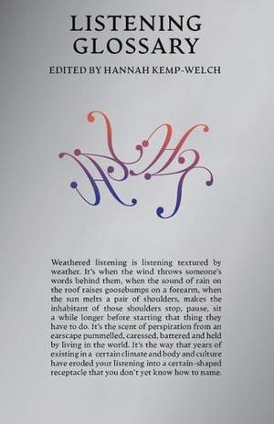 Listening Glossary