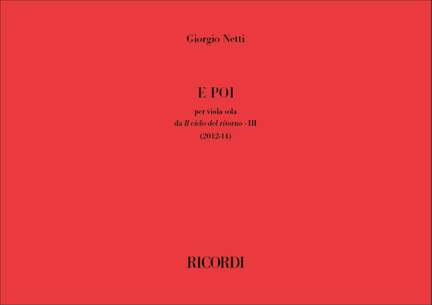 Giorgio Netti: E poi