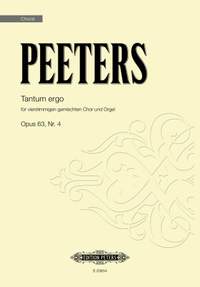 Peeters, Flor: Tantum ergo Op.63 No.4 (SATB)