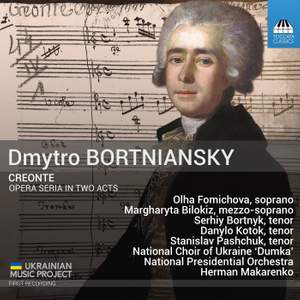 Dmytro Bortniansky: Creonte - Opera Seria in Two Acts