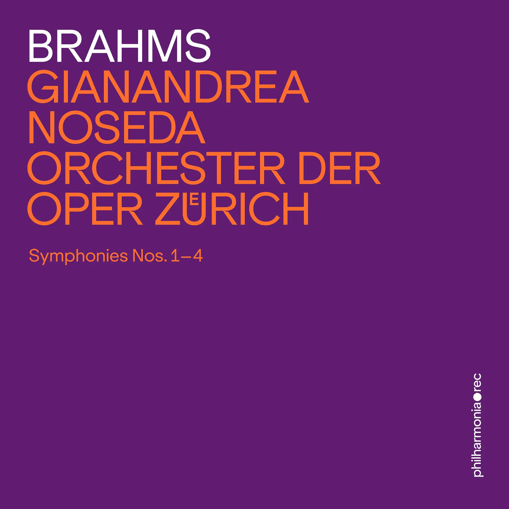 Johannes Brahms: Symphonies Nos. 1-4 - Accentus Music: PHR0116 - 2