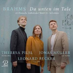 Johannes Brahms: 49 German Folksongs For Soprano, Baritone and Guitar