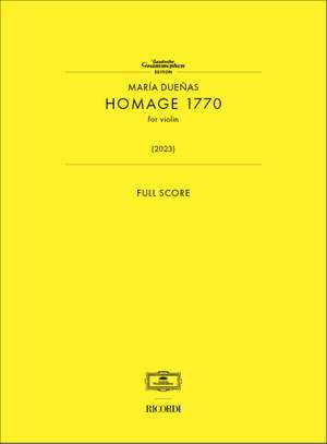 María Dueñas: Hommage 1770