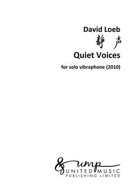 David Loeb: Quiet Voices