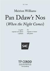 Meirion Williams: Pan Ddaw'r Nos (When the Night Comes)