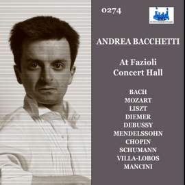 Andrea Bacchetti live at Fazioli Concert Hall