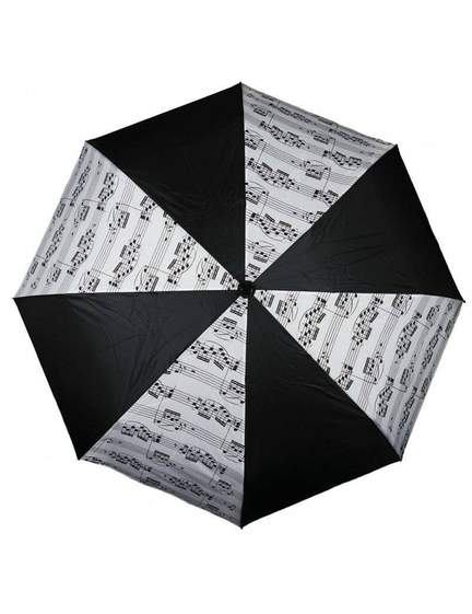 Mini umbrella sheet music black/white