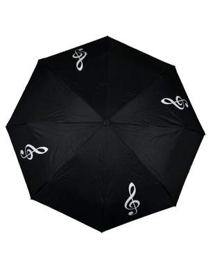 Mini umbrella g-clef black/white
