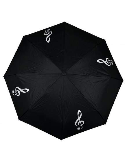 Mini umbrella g-clef black/white