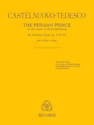 Mario Castelnuovo-Tedesco: The Persian Prince per viola e arpa