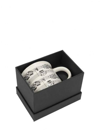 Mug sheet music white 350 ML