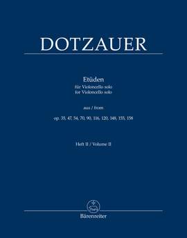 Dotzauer, Justus Johann Friedrich: Etudes for Violoncello solo Volume II