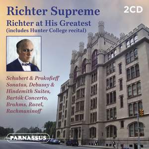 Richter Supreme: Hunter College 1965 / Tokyo 1988 / Budapest 1958