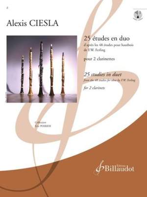 Franz Wilhelm Ferling_Alexis Ciesla: 25 Etudes en Duo