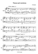 Tim Knight: Theme and variations for Organ Product Image