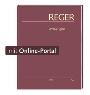 Reger-Werkausgabe, Vol. III/6: Arrangements for piano solo I