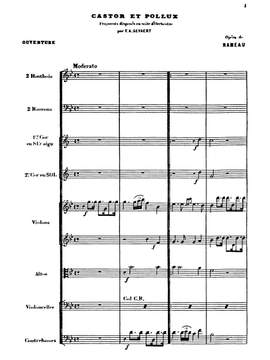 Gevaert, François-Auguste: Danses célèbres des Fondateurs de l'Opéra français, 3e Suite: Rameau - Fragments de Castor et Pollux