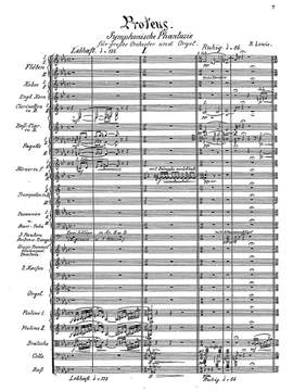 Louis, Rudolf: Proteus, Symphonische Phantasie für großes Orchester und Orgel ad libitum (1899 / revidiert 1903) inkl. Beiheft mit Dokumenten zu "Proteus", hrsg. Von Cornelius Witthoefft