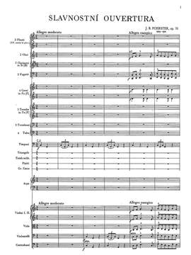 Foerster, Josef Bohuslav: Festive Overture (Slavnostní Ouvertura) op.70