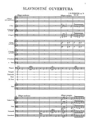 Foerster, Josef Bohuslav: Festive Overture (Slavnostní Ouvertura) op.70