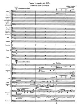 Koechlin, Charles: Vers la voûte étoilée, Op. 129. Nocturne pour orchestre