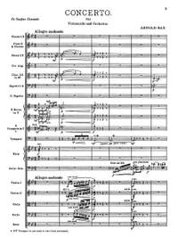 Bax, Arnold: Concerto for Cello & Orchestra