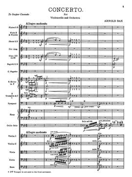 Bax, Arnold: Concerto for Cello & Orchestra