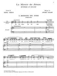 Caplet, André: Le Miroir de Jésus. Mystères du Rosaire, Quinze petits poèmes par Henri Ghéon (Vocal Score, French libretto)