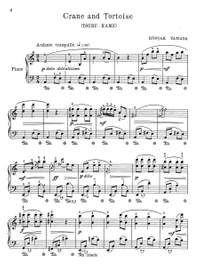Yamada, Kōsaku: Three Old Japanese Art Dances for piano solo