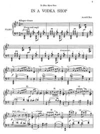 Bax, Arnold: In a Vodka Shop' for piano solo