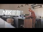 Medeli NEBULA Series Keyboard. 61 Key. Black Product Image