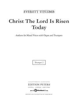 Everett Titcomb: Christ The Lord Is Risen Today