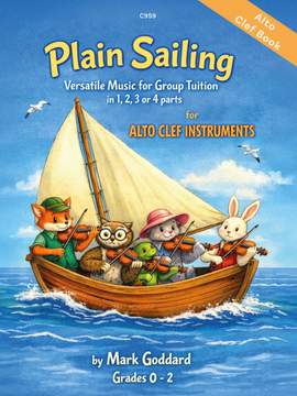 Goddard, Mark: Plain Sailing – Alto Clef Book