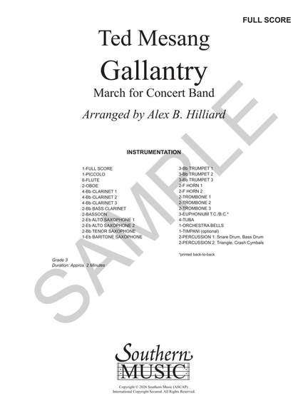 Ted Mesang: Gallantry