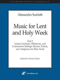 Scarlatti, A.: Music for Lent and Holy Week, Part 2
